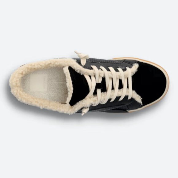 Dolce Vita Women's Zantel Slip-On Mule Sneakers in Black and Cream - Picture 3 of 5